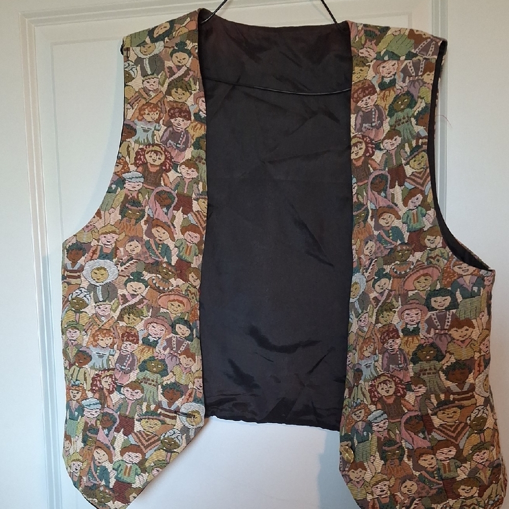 Jennie Vaughn embroidered detailed vest
